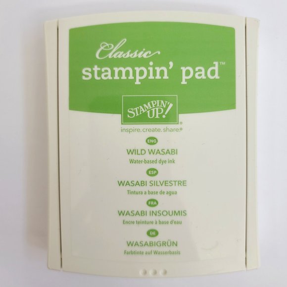 🎀SOLD🎀 Stampin Up! Classic Stampin' Pad - Wild Wasabi - Picture 1 of 2